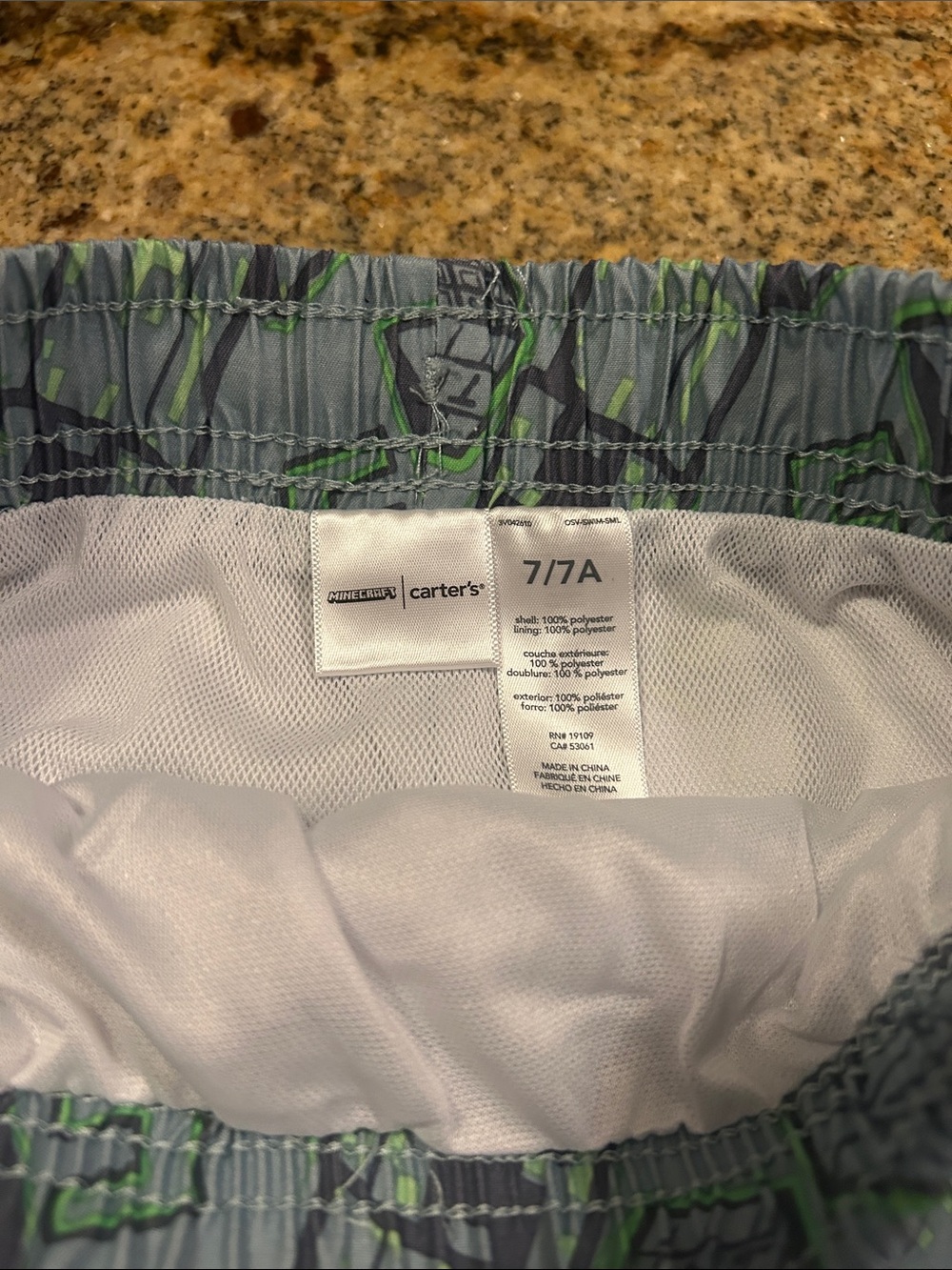 Carter's Minecraft Swim Trunks - Picture 2 of 5